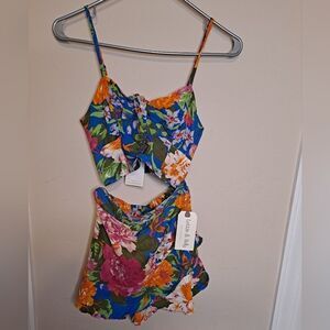 Lottie and Holly 2 piece top and skort set. NWT Size XS
